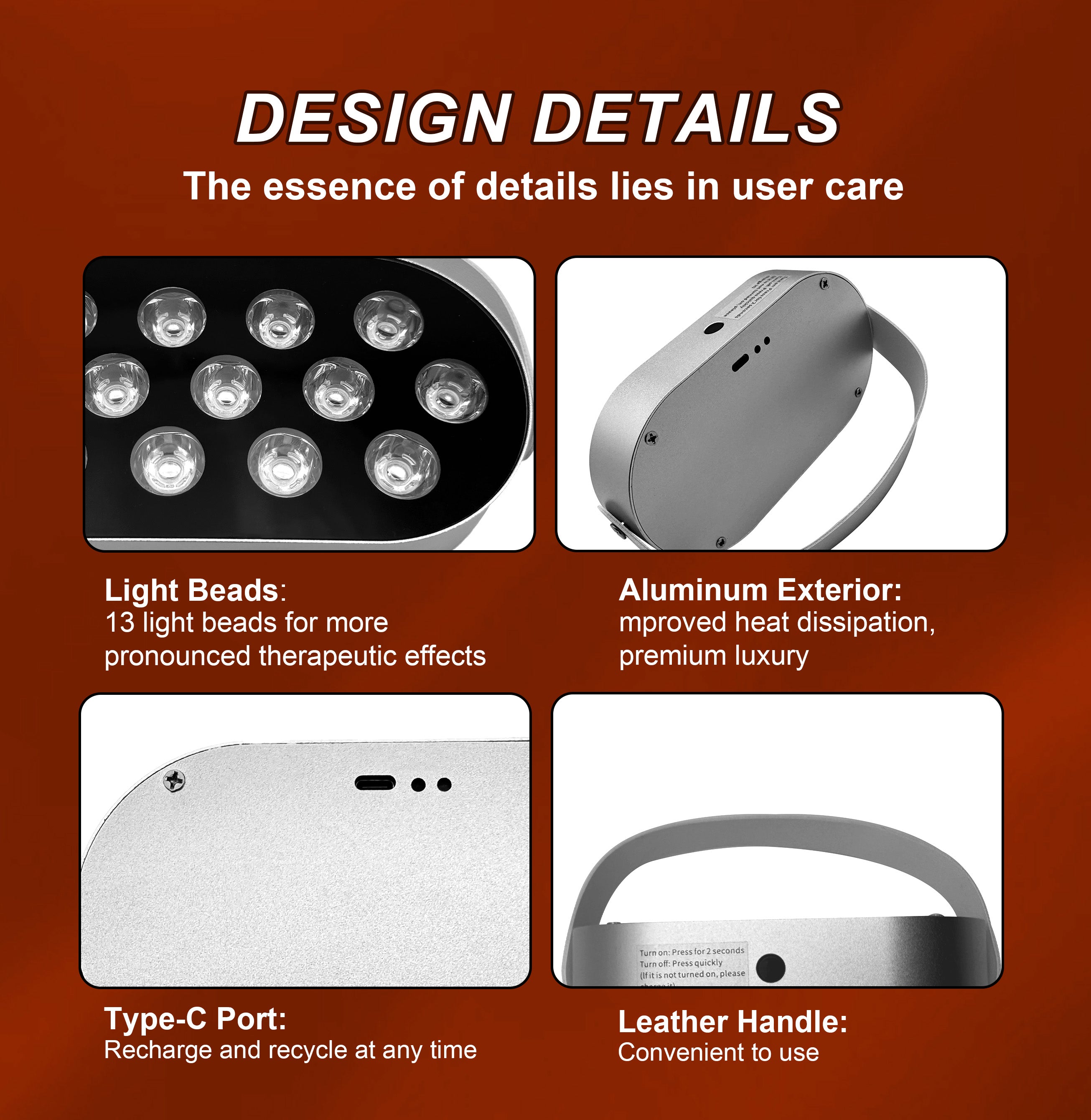 Red Light Therapy Panel - Model Mini 60-2