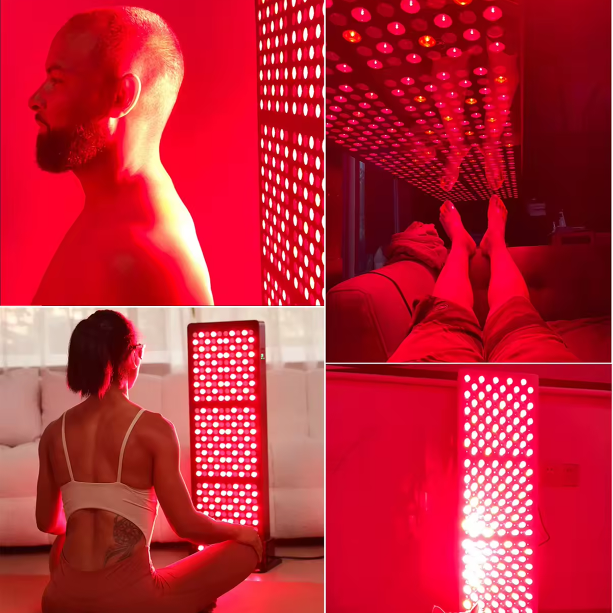 Red Light Therapy Panel with Stand – Model X1500
