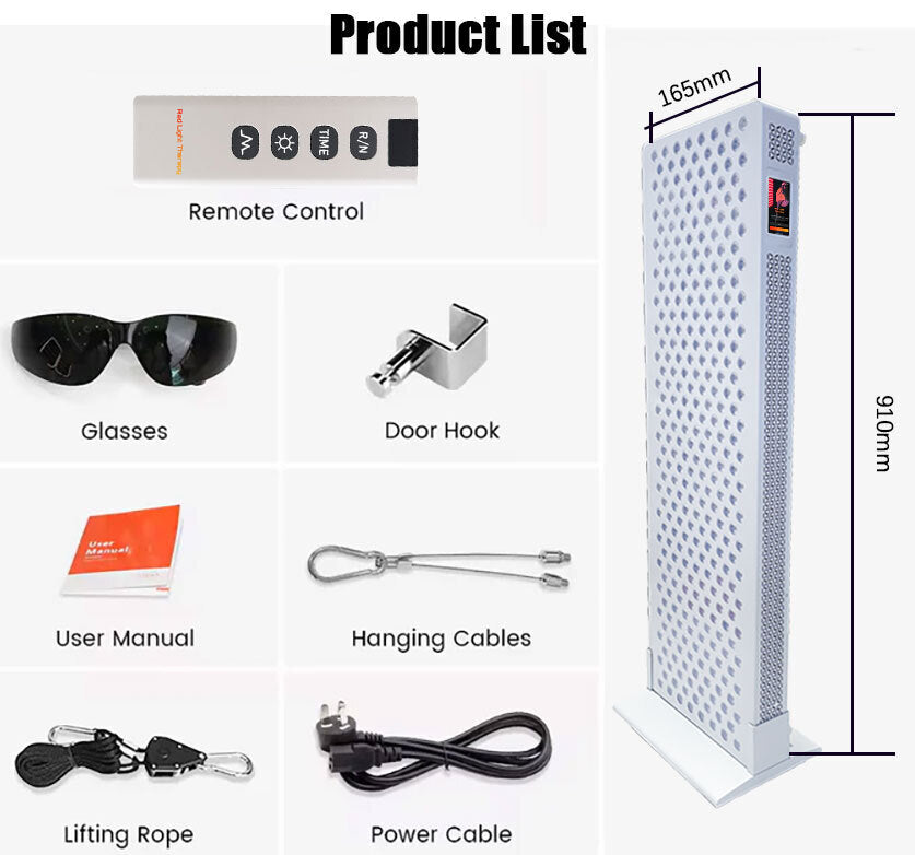 Red Light Therapy Panel  –  Model X1500 Pro