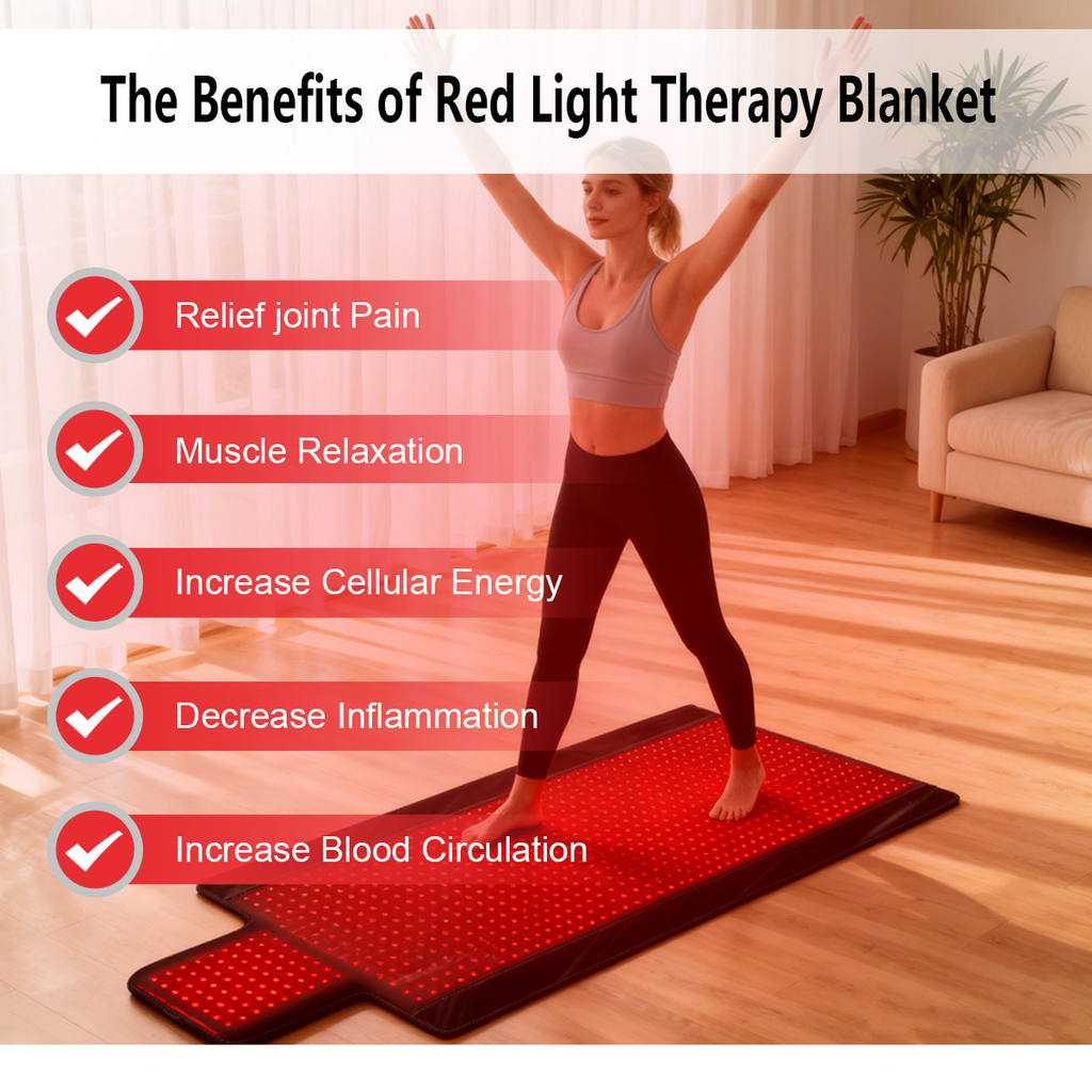Red Light Therapy Sports Mat - Model SM RM 1328