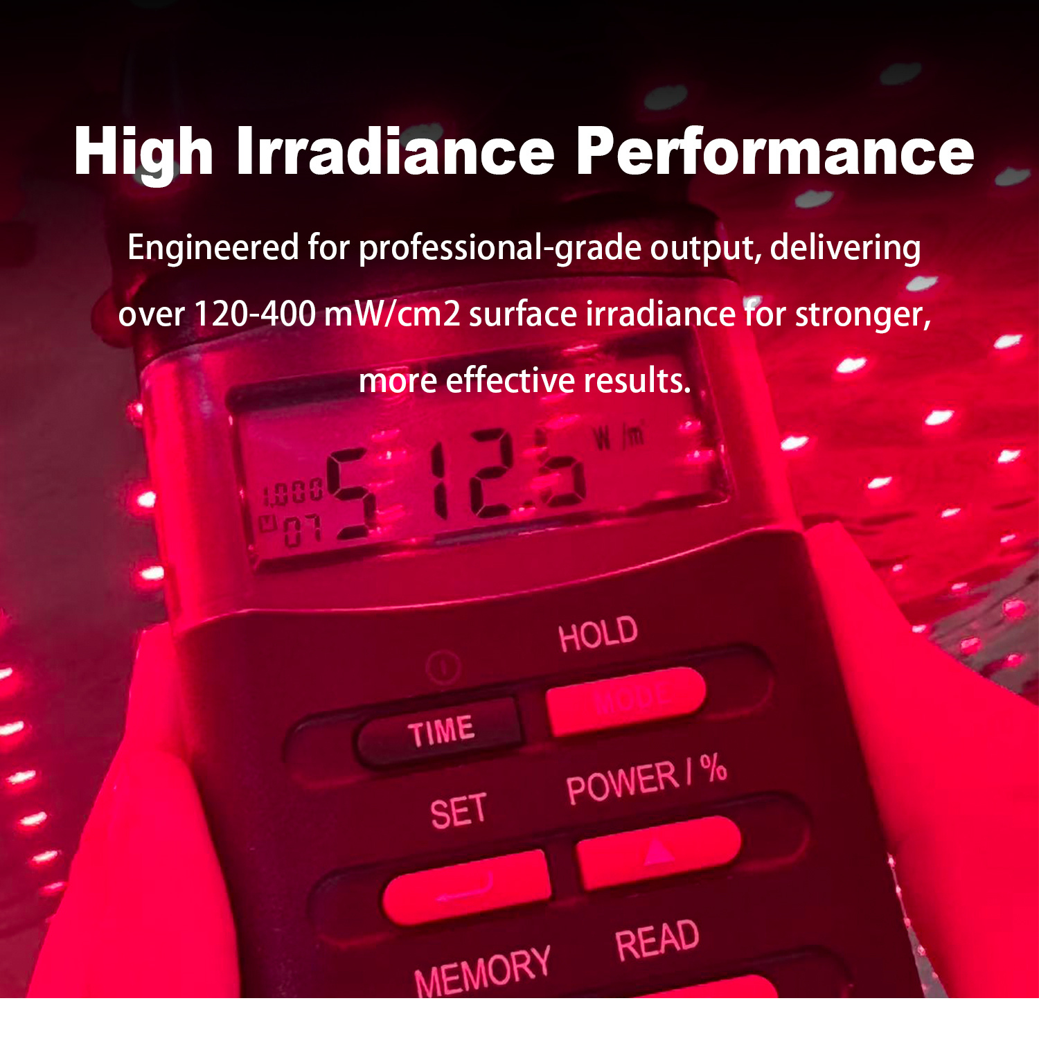 Red Light Therapy Sports Mat - Model SM RM 1328