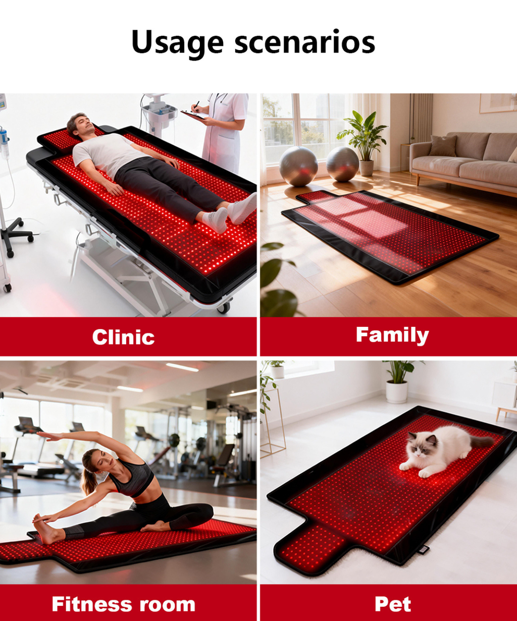 Red Light Therapy Sports Mat - Model SM RM 1328