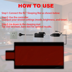 Red Light Therapy Sports Mat - Model SM RM 1328